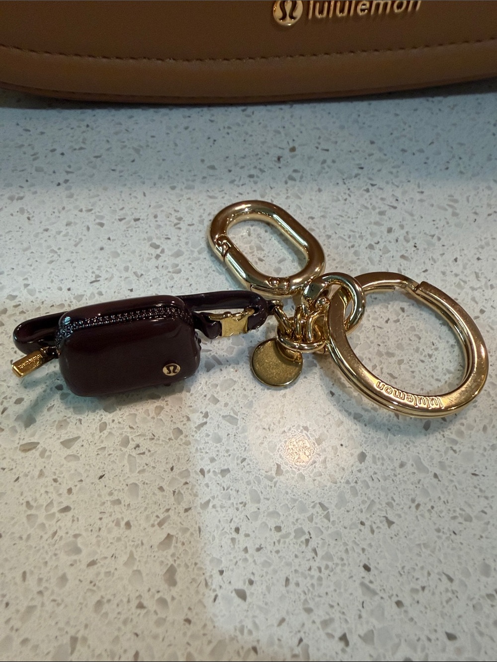 Lululemon Cactus Leather Mini bag with baby& free charm! - Picture 6 of 6